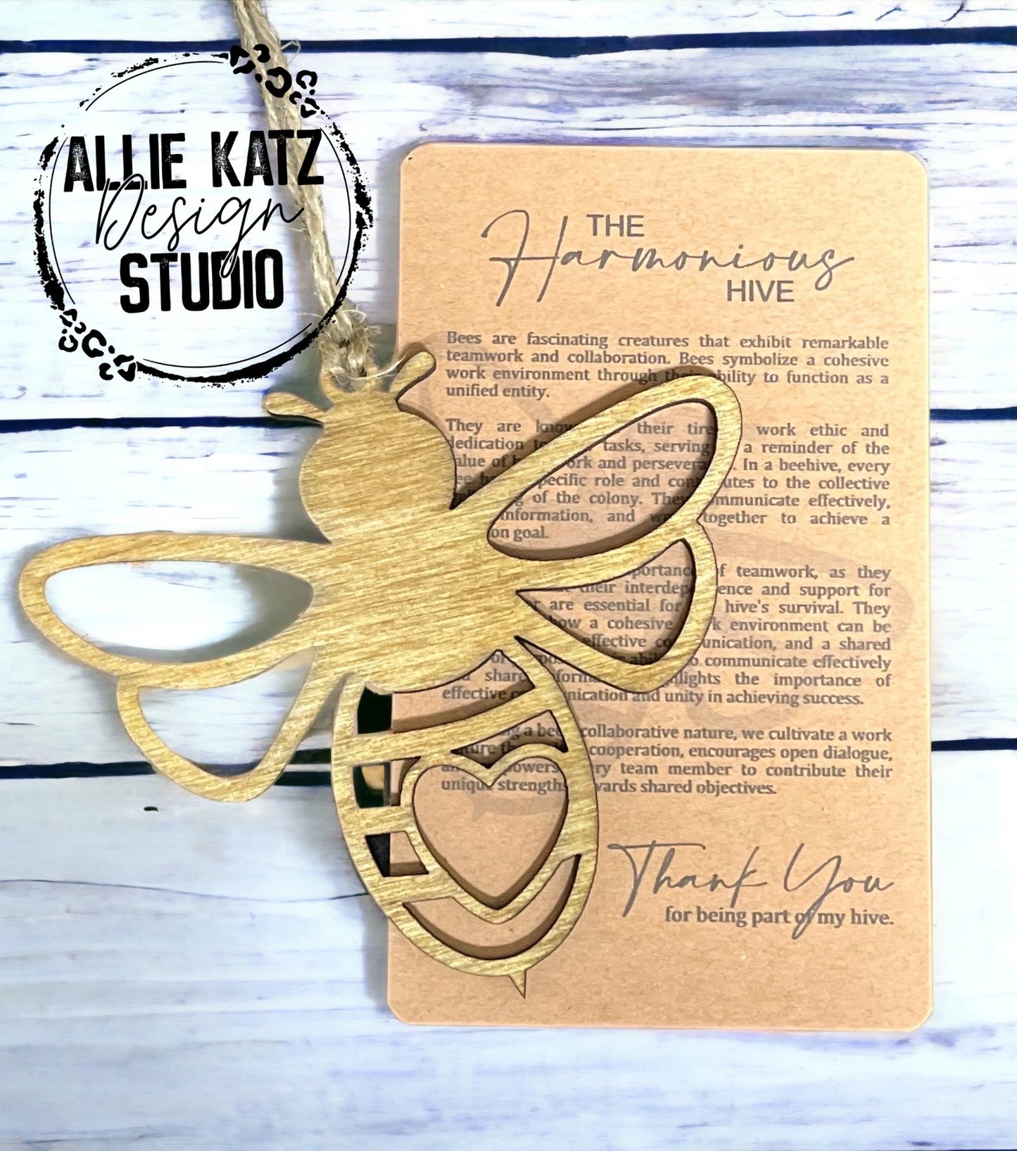 The Harmonious Hive Bee Ornament