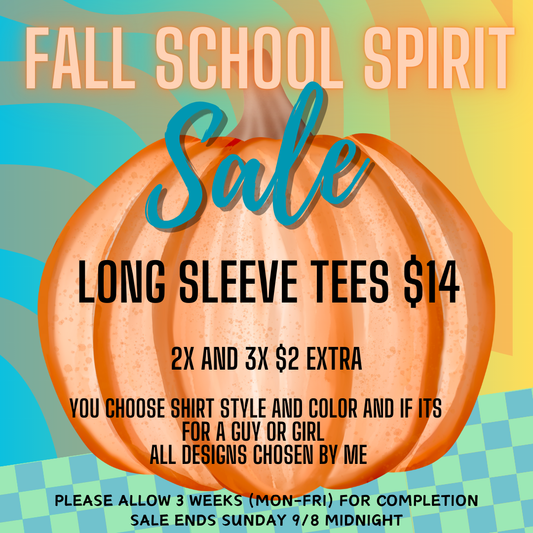 Fall Sale Long Sleeve Tees