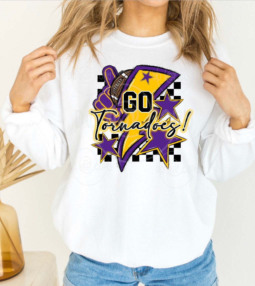 Go Tornadoes spirit design