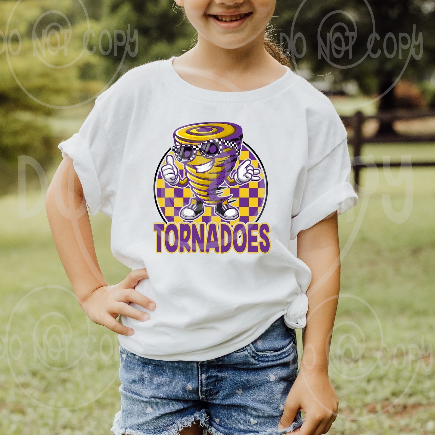 Cute Tornadoes Mascot Spirit Tee