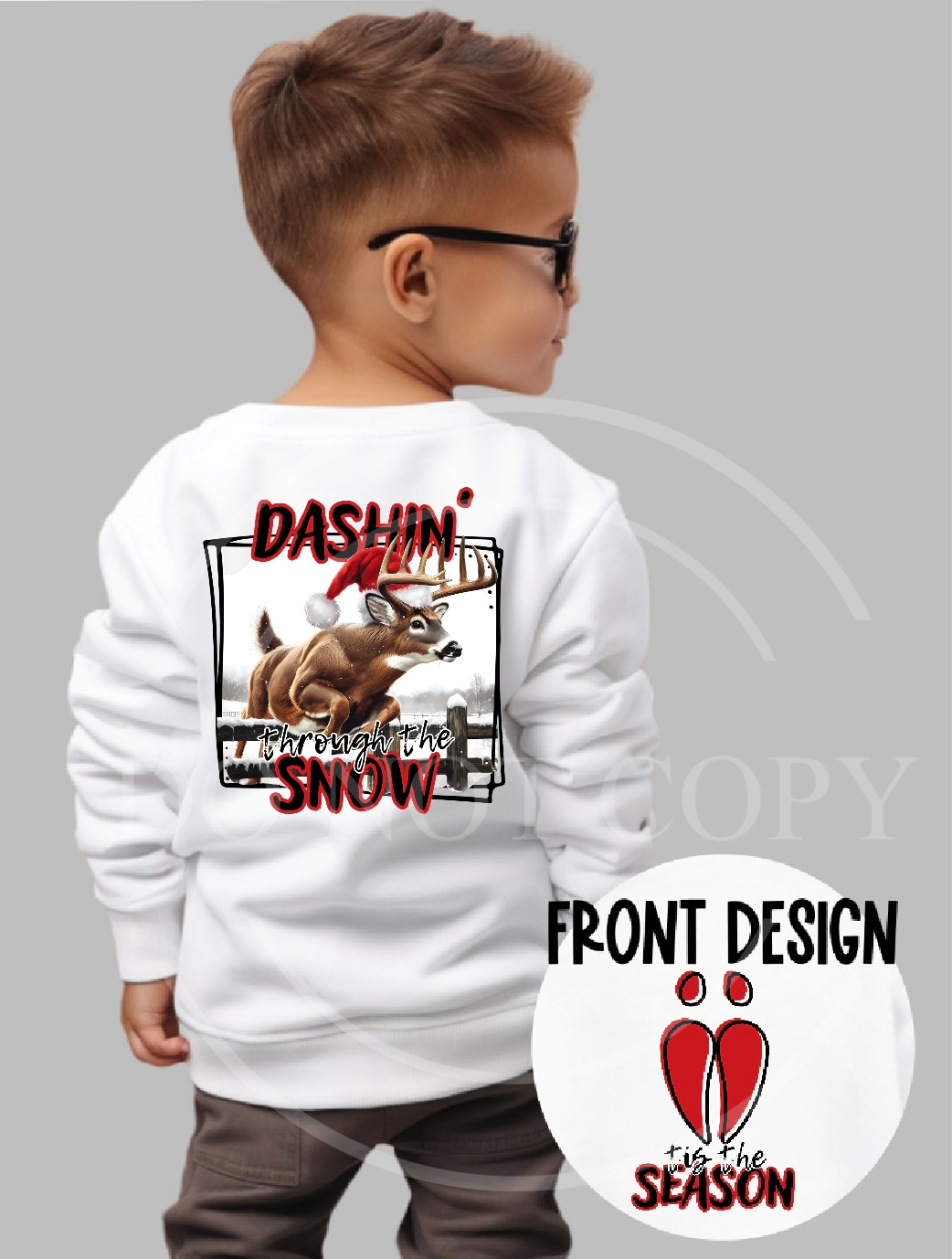 Dashin’ through the snow Christmas Authentic Outdoors Tee