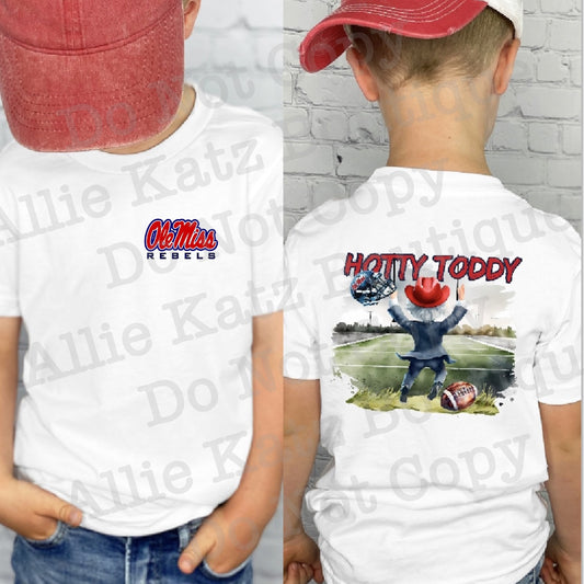 Hotty Toddy Front & Back design Tee