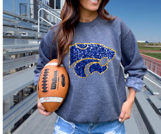 Wildcats Faux Sparkle Shirt