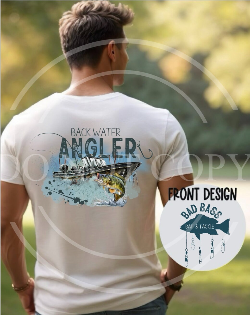 Backwater Angler Authentic Outdoors Tee