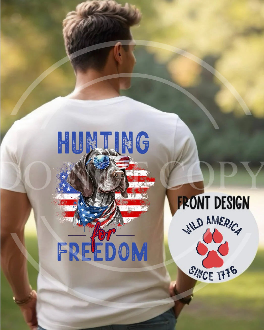 Hunting for Freedom Authentic Outdoors Tee