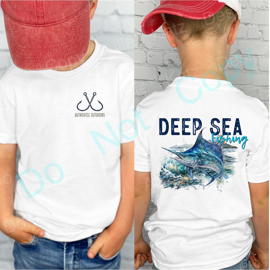 Deep Sea Fishing Comfort Colors Tee