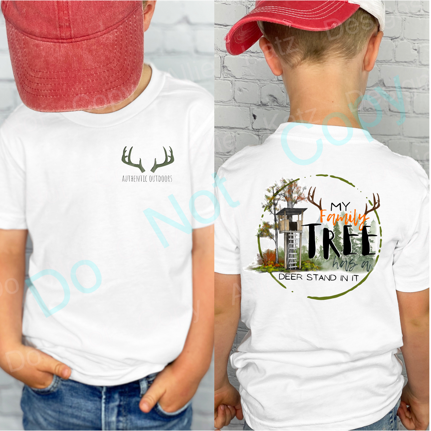 My Family Tree has a deer stand in it Comfort Colors Tee