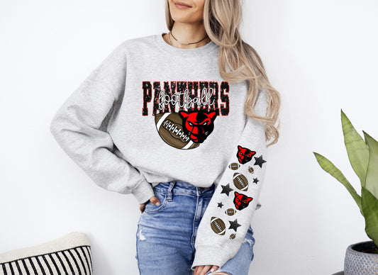 Mascot Football Faux Sequin Long Sleeve