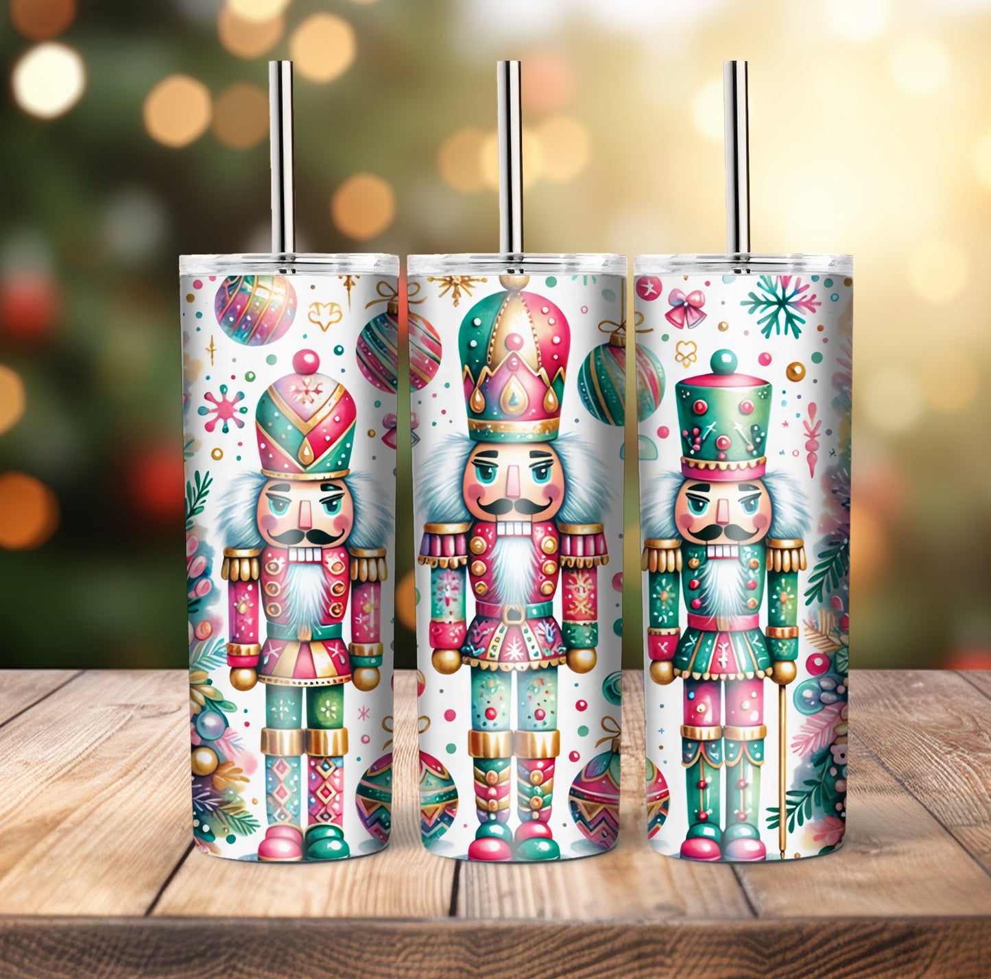 Nutcracker Christmas Tumbler