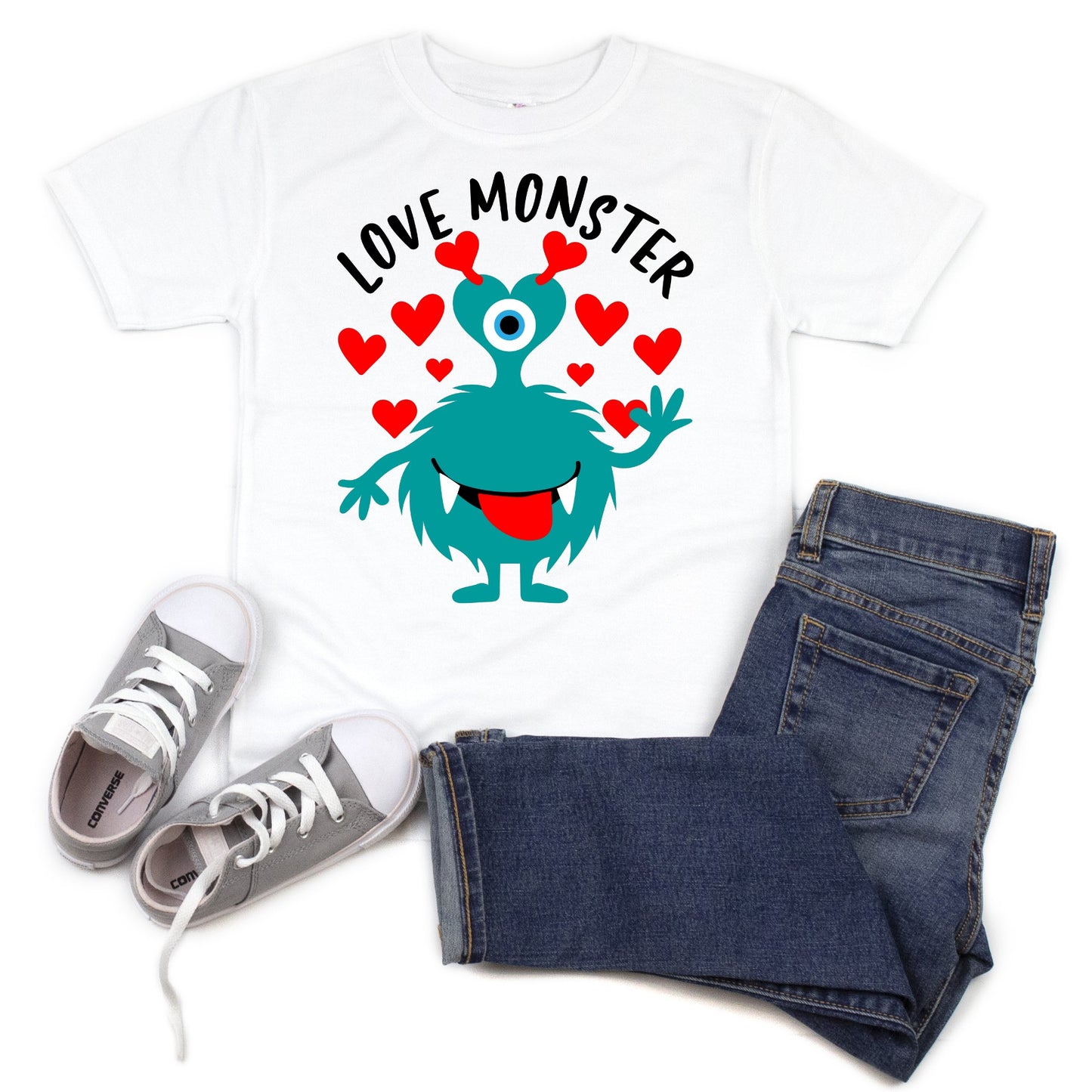 Love Monster Valentines Shirt