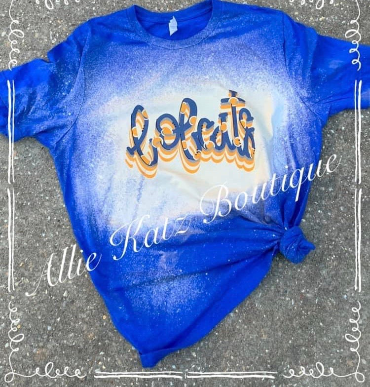 Bobcats layer Bleached tee