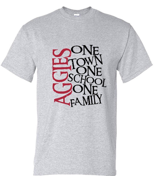 Aggies One Town Tee