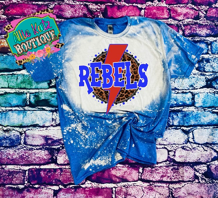 Bleached Rebels Lightning Tee