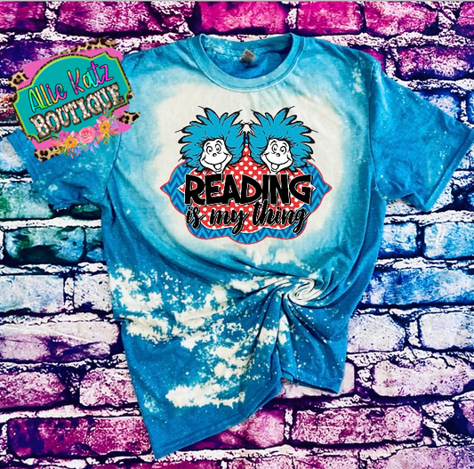 Reading is my Thing Bleached T-Shirt