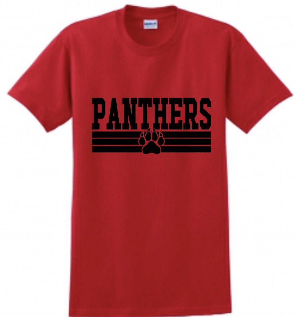 Panthers Paw Print Tee