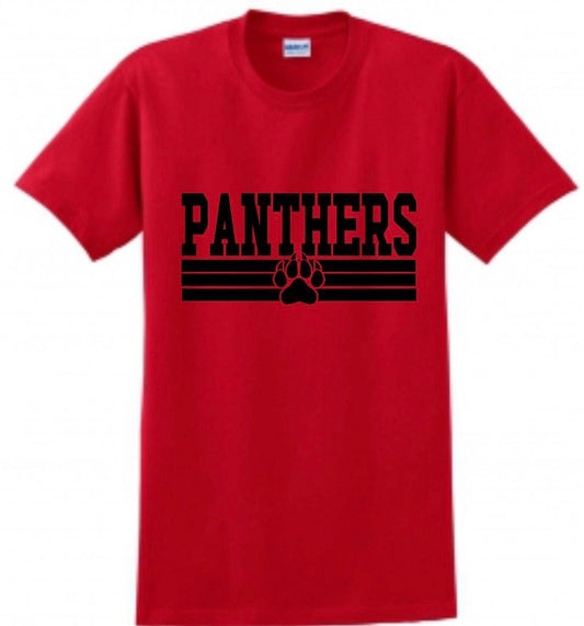 Panthers Paw Print Tee