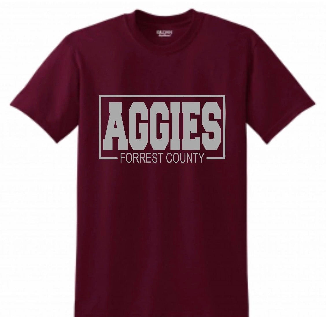 Forrest County Aggies Box Tee