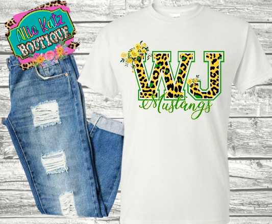 West Jones Mustangs design 2.0 Tee