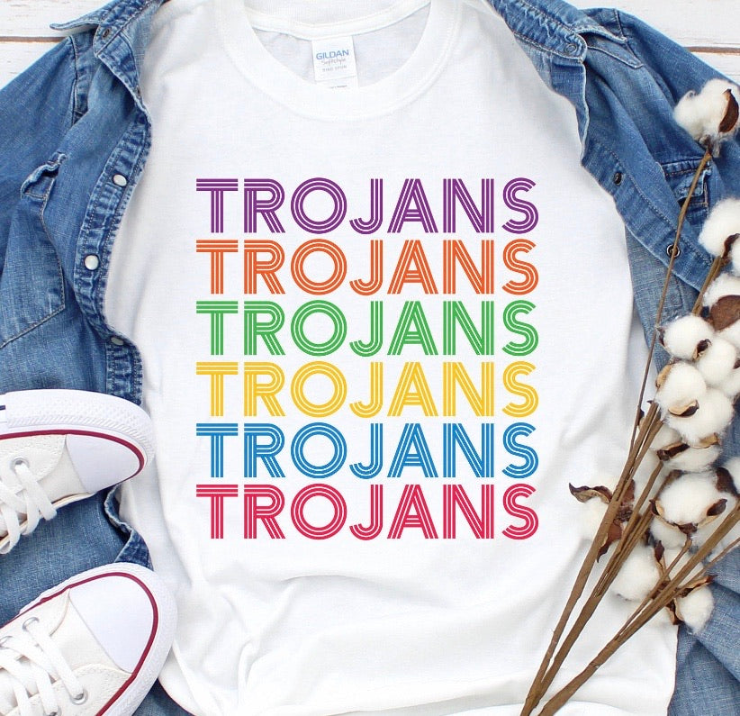 Trojans Trojans Trojans Tee