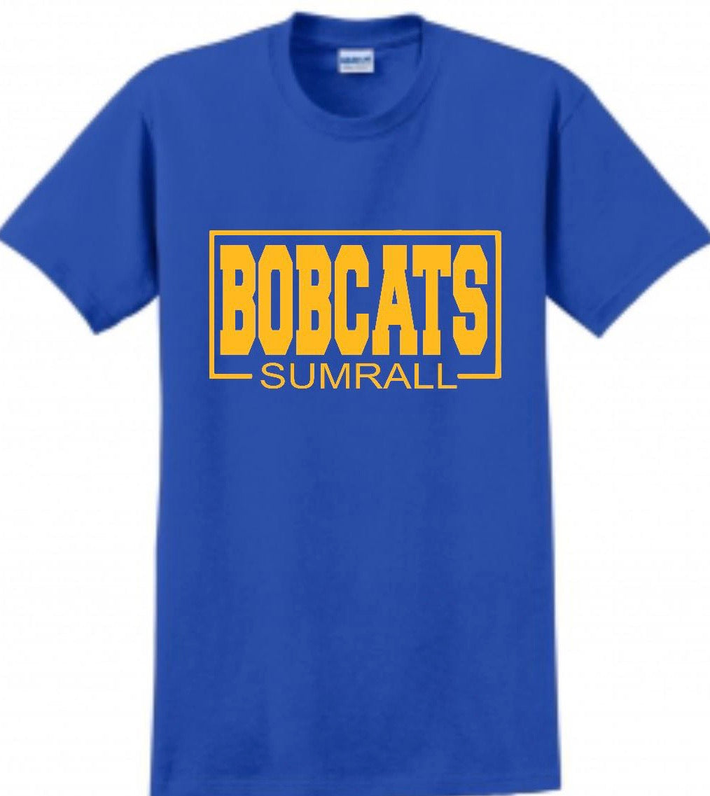 Sumrall Bobcats Box Tee