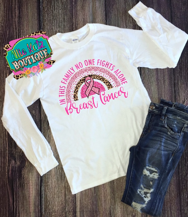 Breast cancer awareness Rainbow Tee