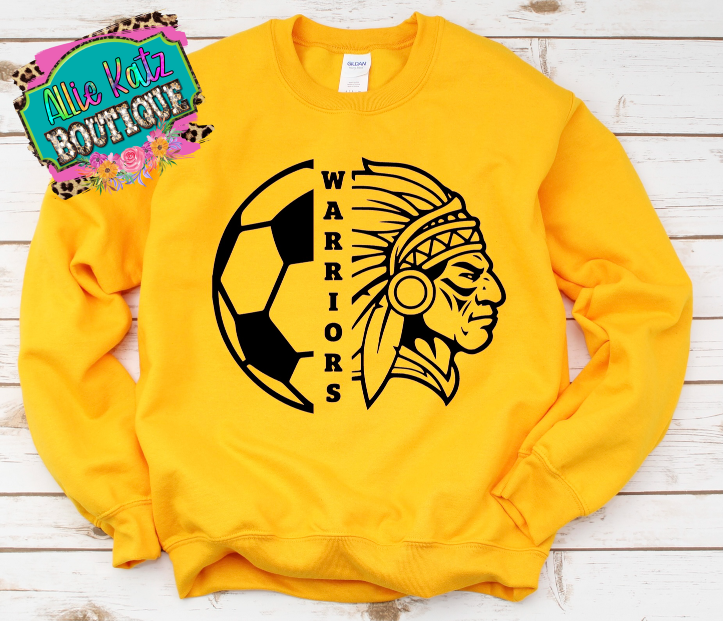 Warriors soccer design