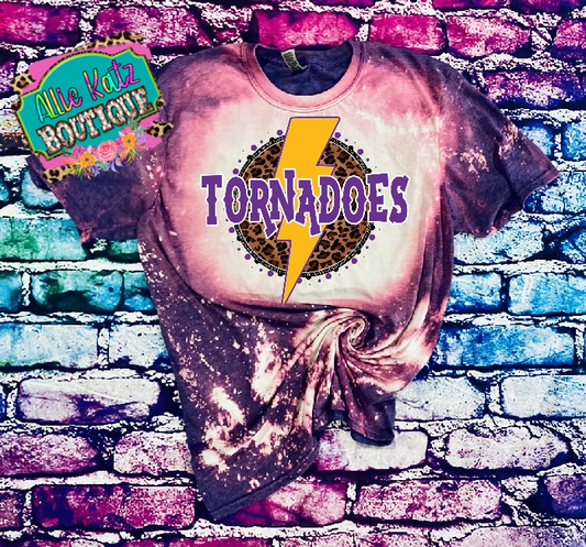 Bleached Tornadoes Lightning Tee