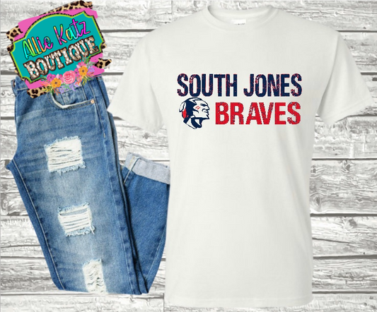 South Jones Braves design 1.0 Tee