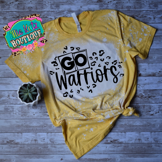 Go Warriors Bleached tee