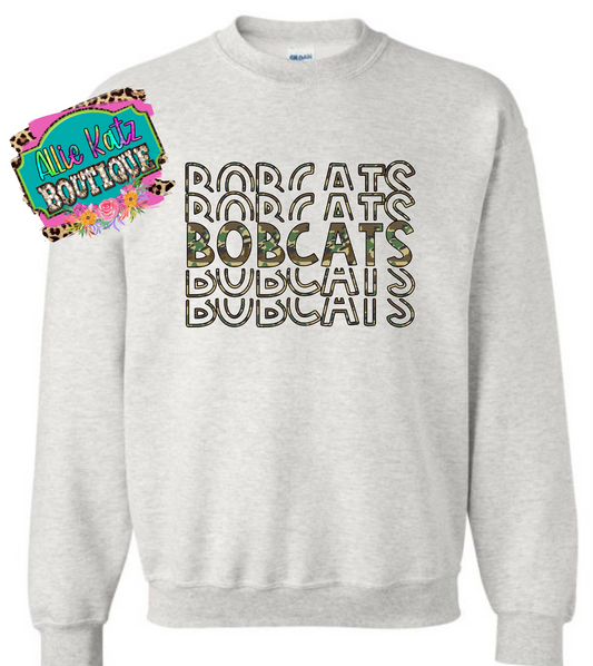 Camo layered Bobcats design