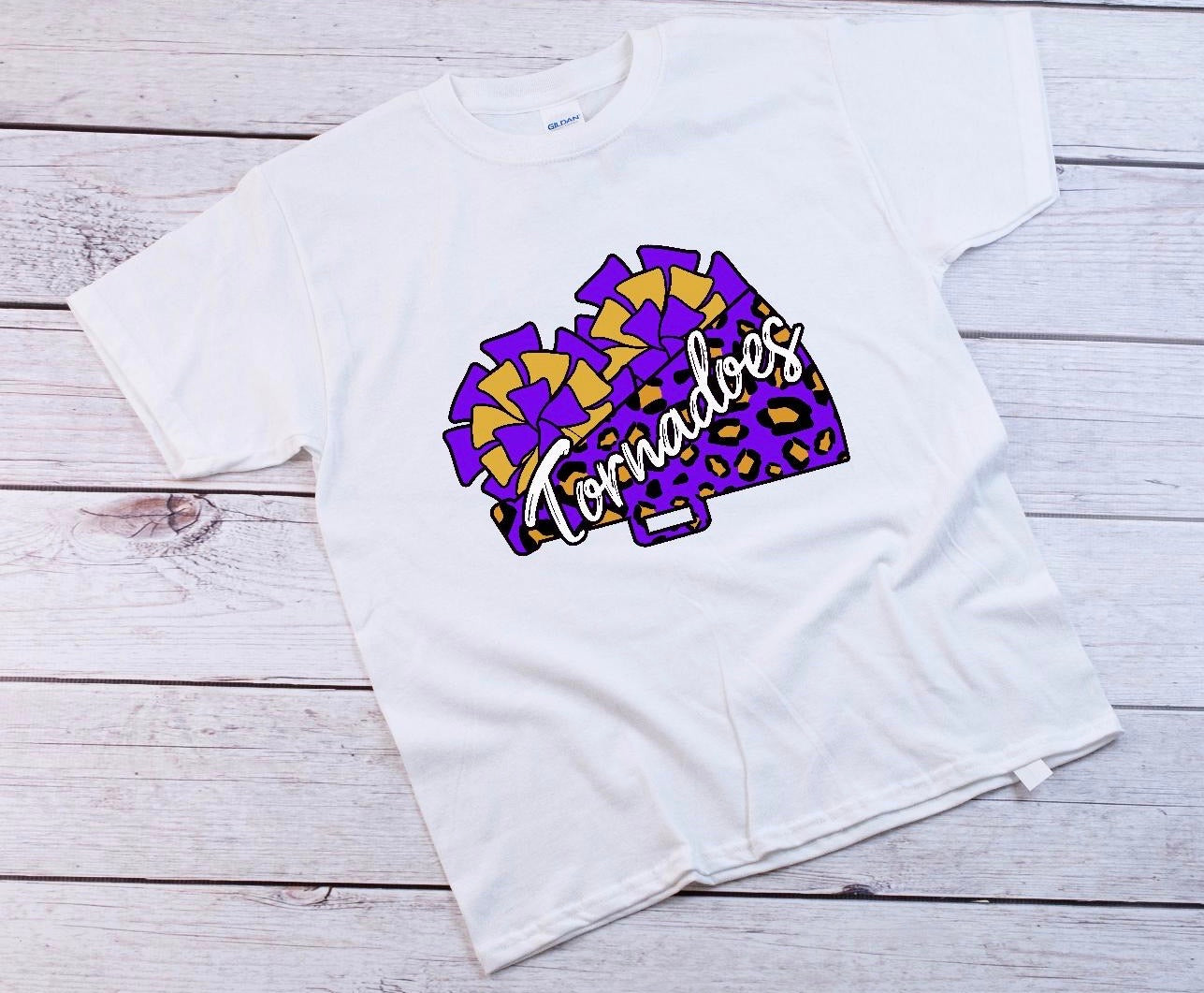 Tornadoes megaphone Cheer Tee