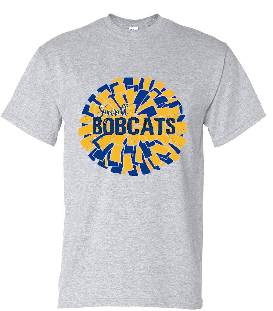 Bobcats Pom Pom Cheer Tee