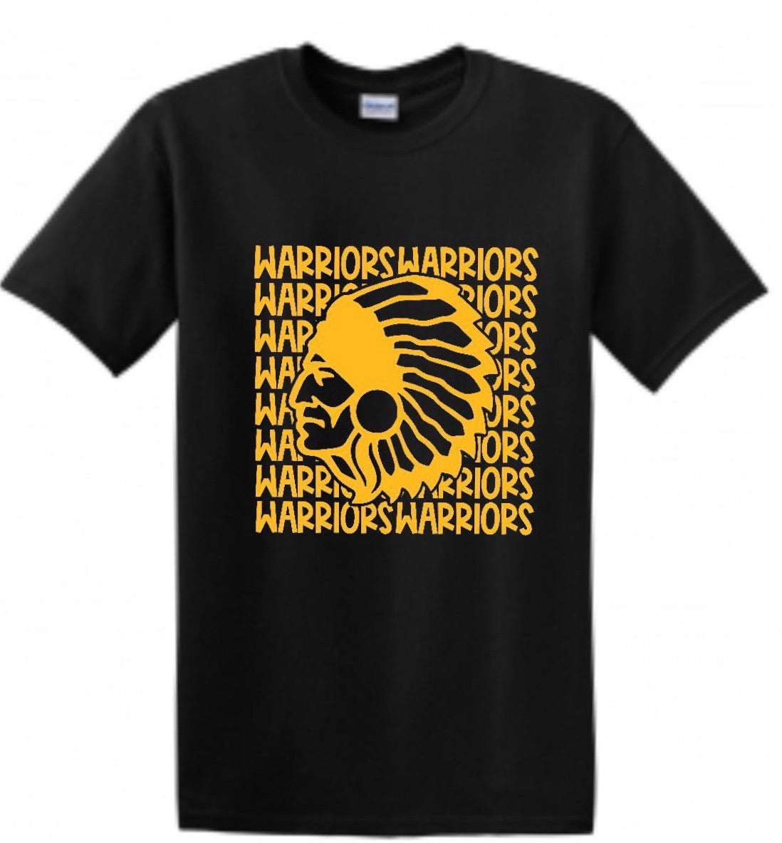 Warriors Headdress center Tee