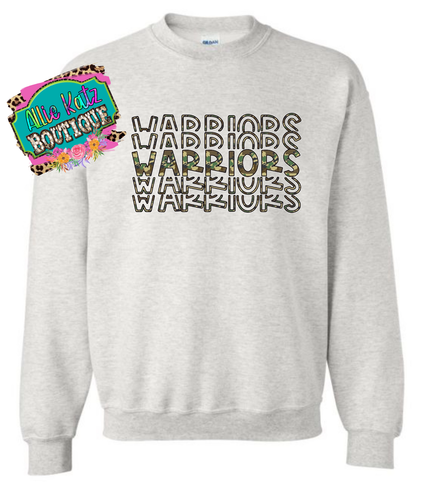 Camo layered warriors design