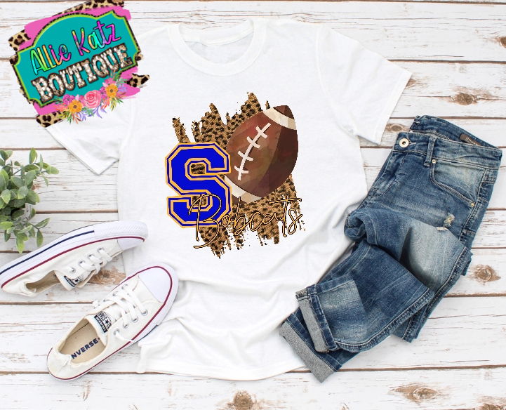 School Spirit Football Tee