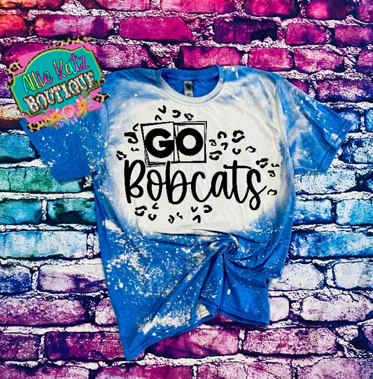 Go Bobcats Bleached tee