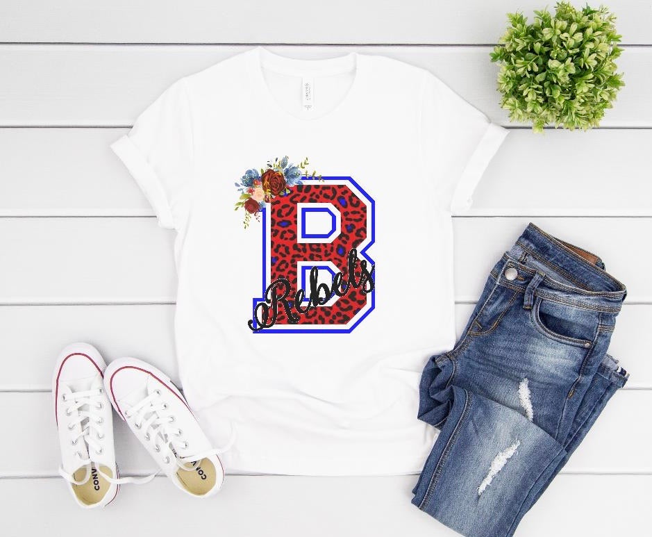 Floral B Rebels Tee