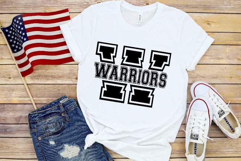 Warriors Collegiate W Tee